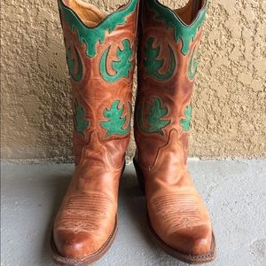 Old west cowboy boots